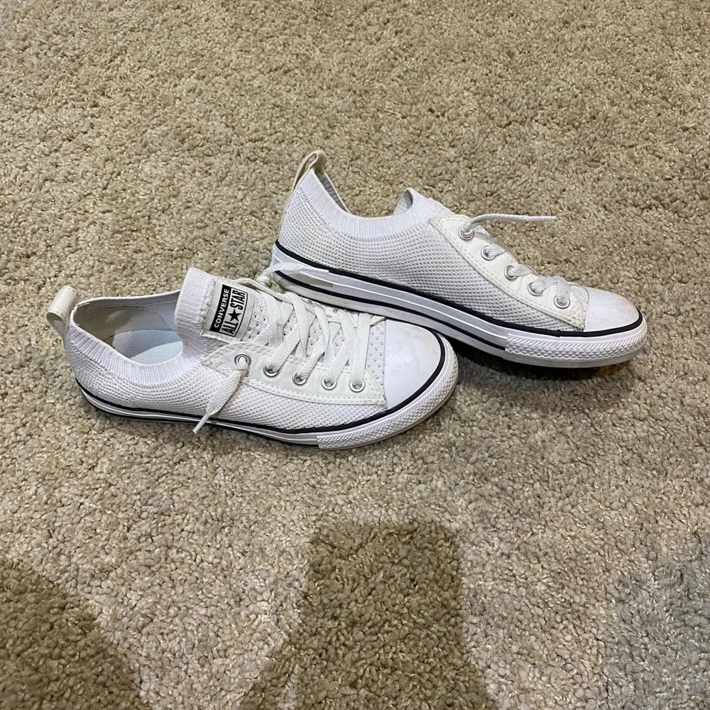 Converse White Low-Top Sneakers